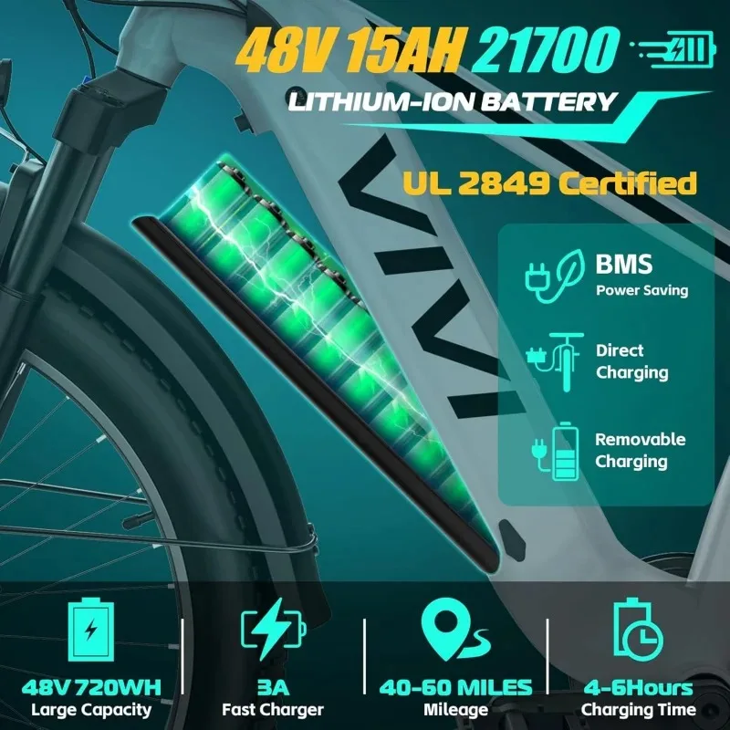 Qvivi Ace01 для взрослых электровелосипед с толстыми шинами 26 дюймов x 4 0