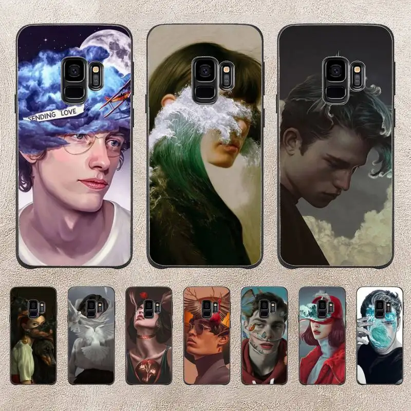 

Wavy Art Boy Girl Phone Case For Samsung Galaxy A51 A50 A71 A21s A31 A41 A10 A20 A70 A30 A22 A02s A13 A53 5G Cover Coque