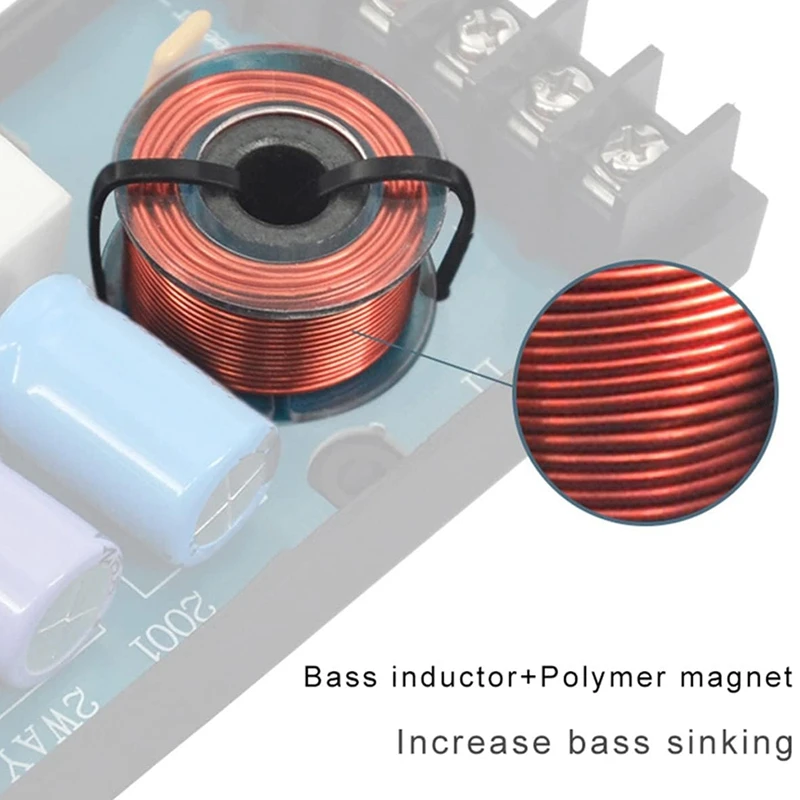 Запчасти для кроссовера динамика аксессуары WEAH-2001 2 шт. делитель частоты