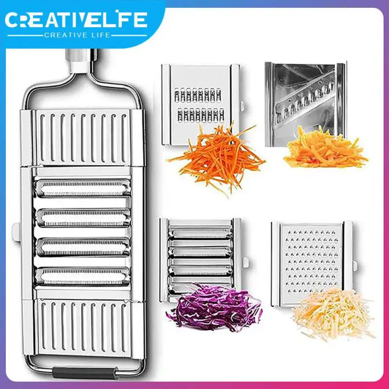 

Multi-purpose Vegetable Slicer For Onion Vegetable Cutter Grater Slicer Adjustable Stainless Steel Kitchen Tool