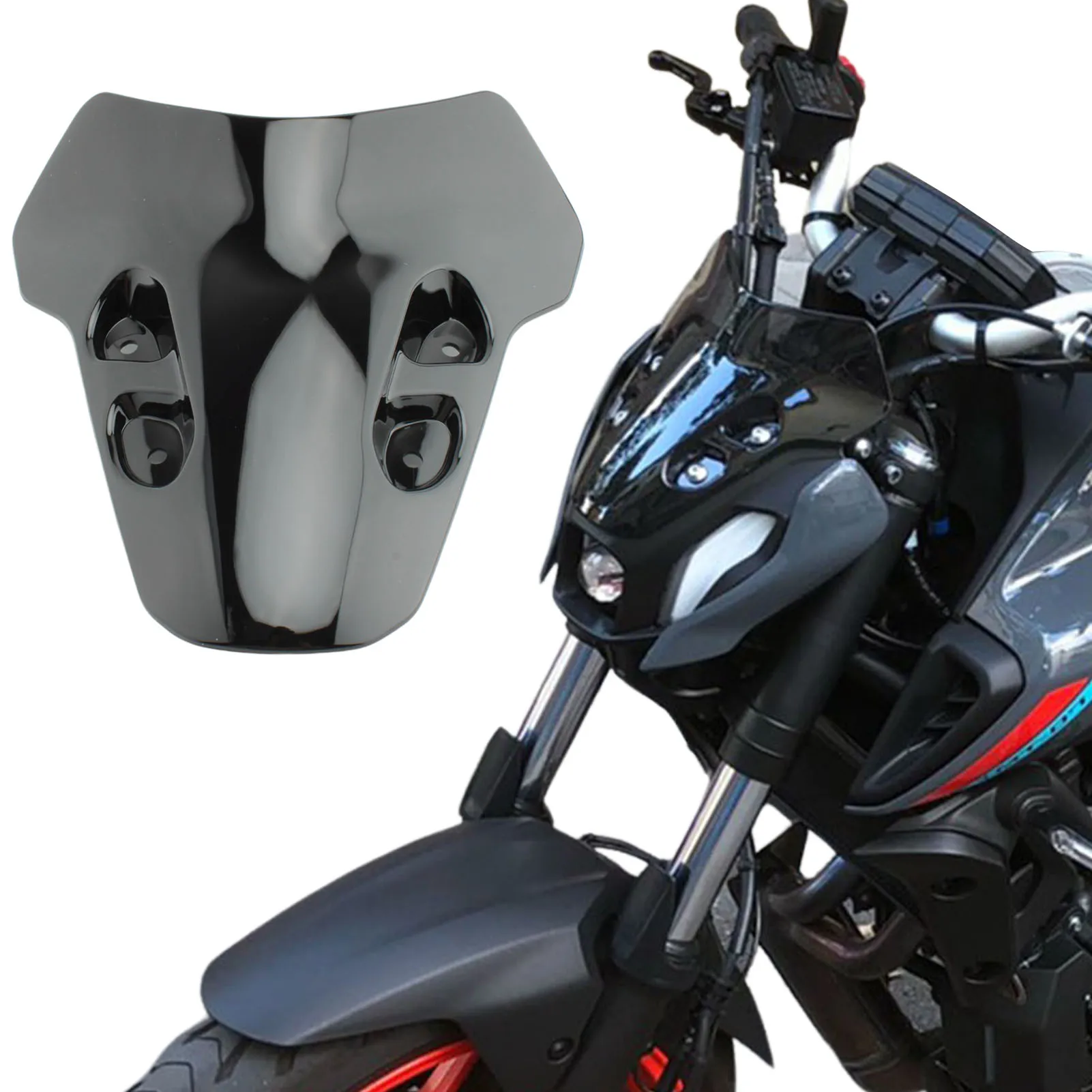 Новые аксессуары для мотоциклов черный серый прозрачный ветровое стекло