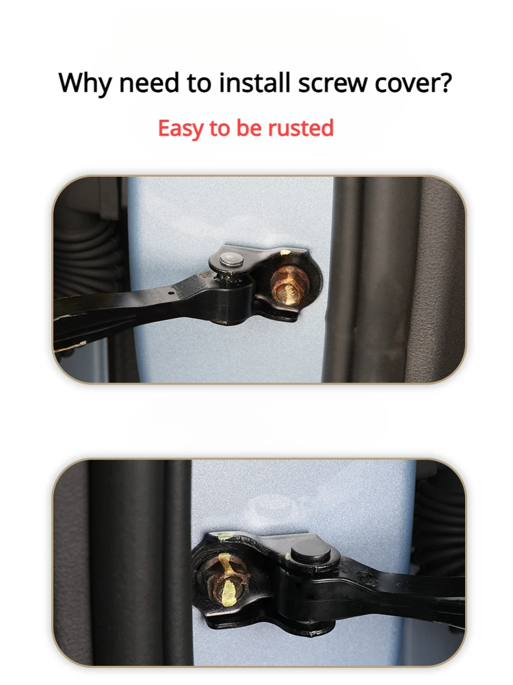 Для BYD Seal EV ограничитель для автомобильной двери винтовой защитный чехол