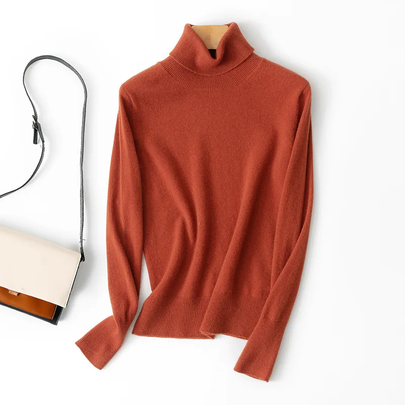 Masigoch зимние супер мягкие 100% Детские кашемировые бесшовные свитера с высоким