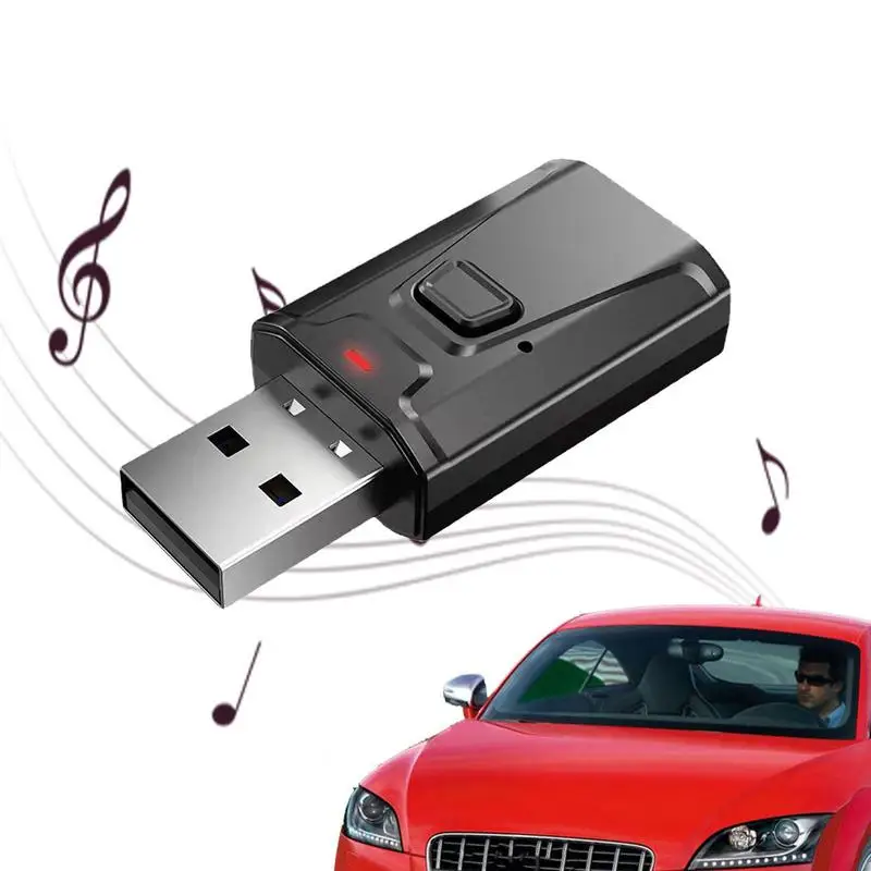 

Автомобильный беспроводной музыкальный проигрыватель с USB, автомобильный 5,0 MP3 гарнитура для звонков и аудиоресивера, адаптер для ПК, FM-радио, динамика, мультимедиа