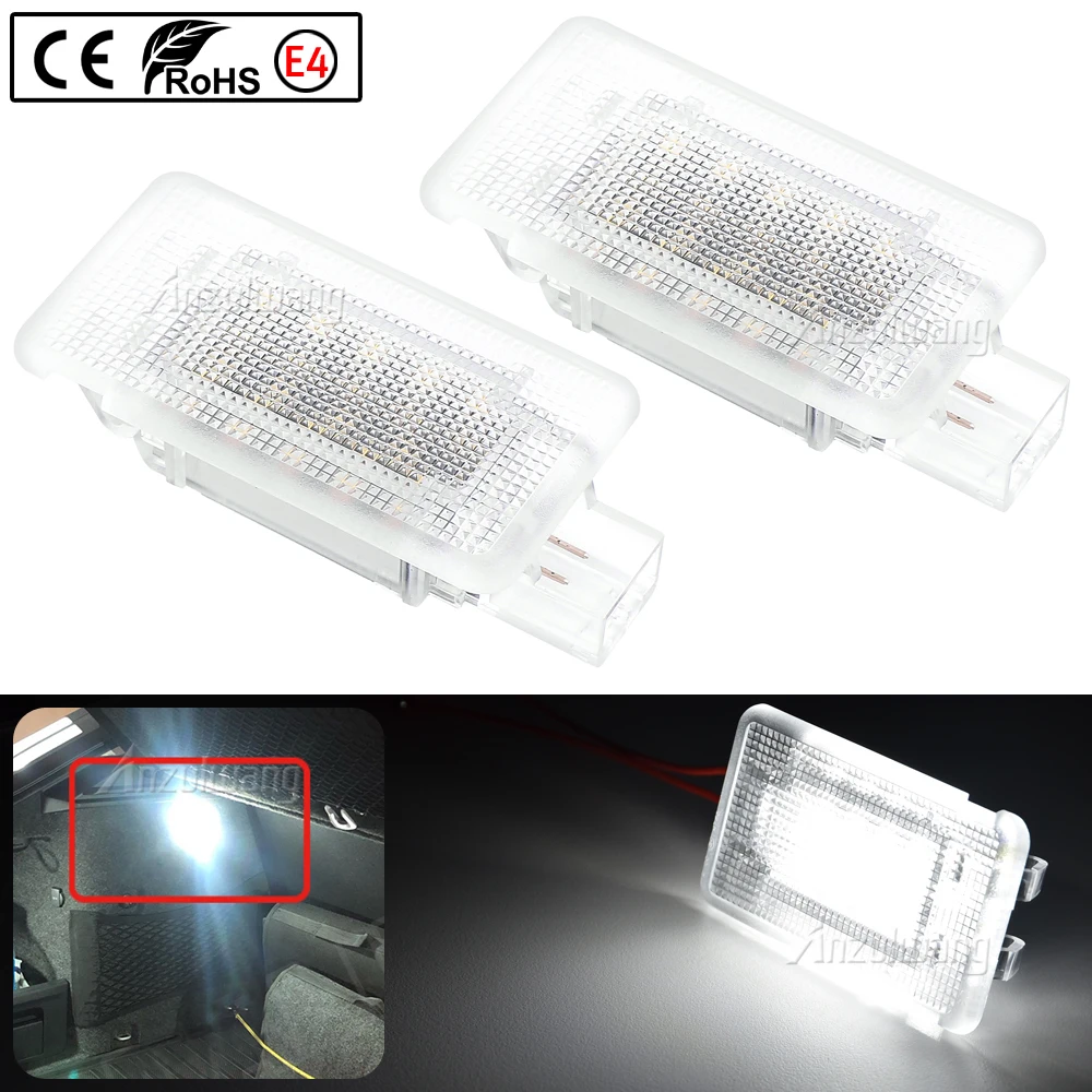 

LED Foot Well Light Courtesy Interior Lamps Fit for Volvo C30 C70 S60 S60L S80 V70&V70 XC XC70 XC90,Canbus Error Free Trunk Lamp