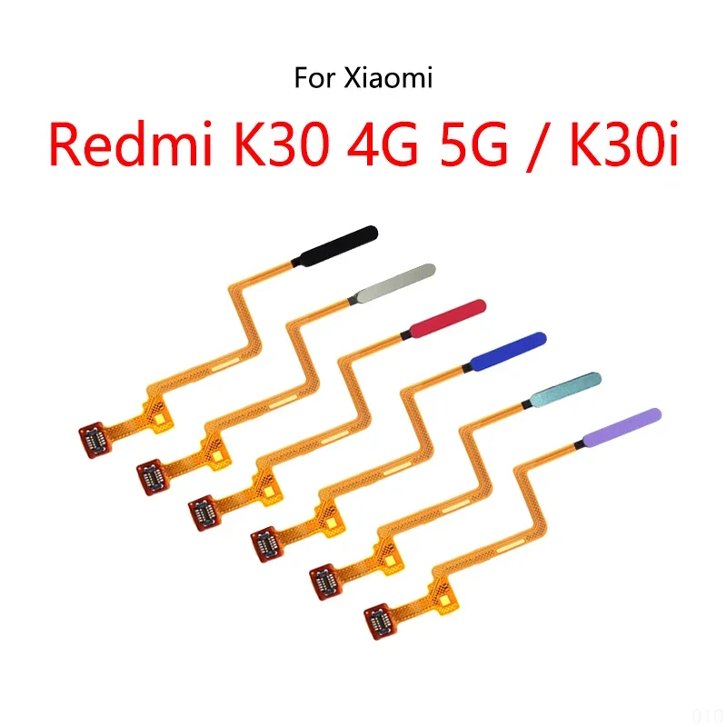 Фото Кабель-шлейф с датчиком отпечатков пальцев и кнопкой Home для Redmi K30 K30i 4G 5G №1