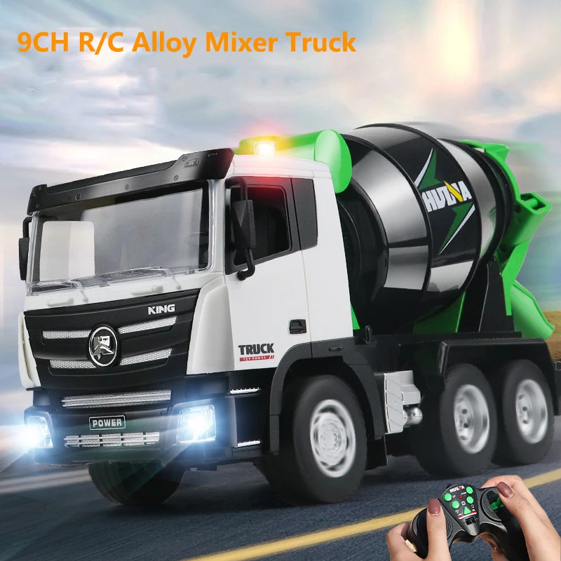 Машинка-миксер Huina 9CH R/C инженерная машинка из сплава с дистанционным управлением