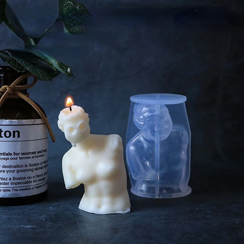 

Broken Arm Venus DIY Diffuser Stone Aromatherapy Candle Silicone Mold Portrait Plaster Candle Mold Candle Making Resin Mold