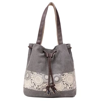ladies canvas shoulder bag female print retro casual dual use handbag women handbags designer handbags designer handbags