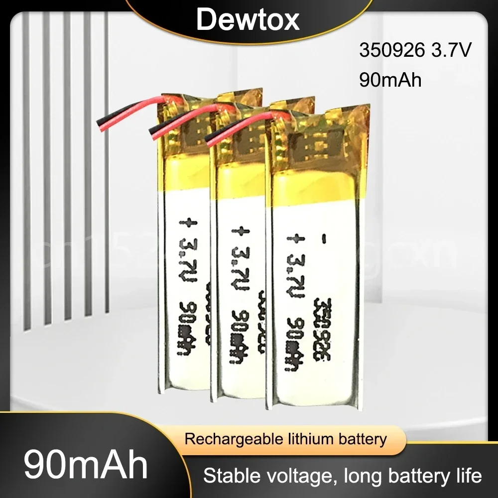 Литий-полимерный аккумулятор 3 7 В 90 мАч 350926