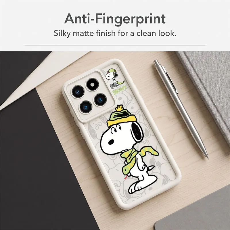 Фото Симпатичный противоударный чехол для телефона с изображением S-Snoopys для Xiaomi 11 12 14T 15T Ultra POCO X3 X5 X6 M6 C65 Redmi 13C 14C 15 A7 Pro A4 A5 №4