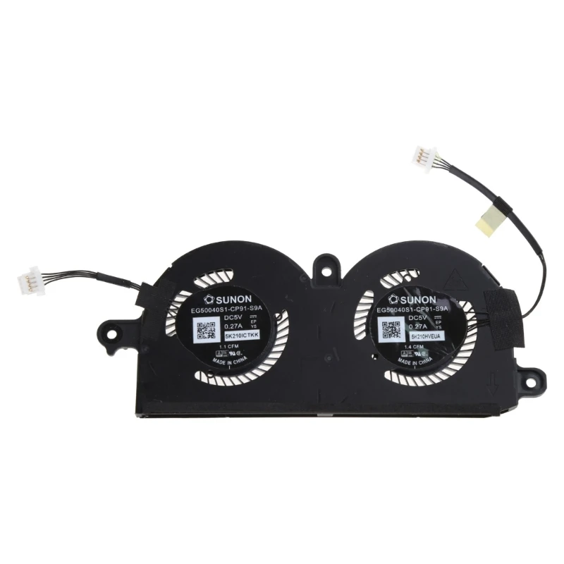 1 шт. охлаждающий вентилятор для ноутбука 13 9370 9380 P82G 5 В 0 40 А 4 контакта провода