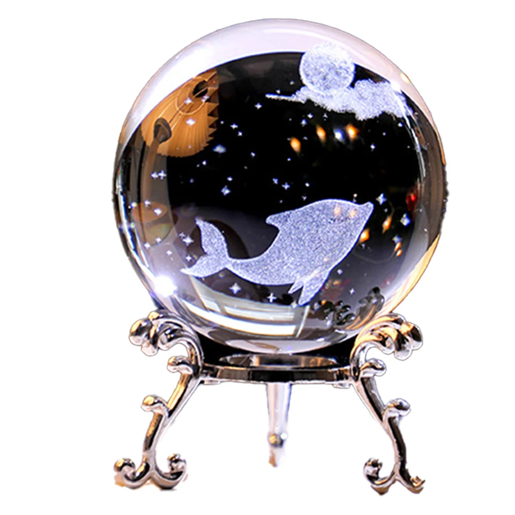 3D внутренний резной для хрустального шара ручной крест молитовная фигурка