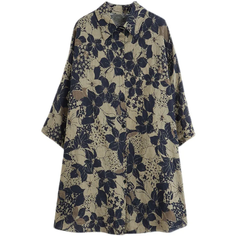 Свободные хлопковые льняные Топы для женщин на весну лето Солнцезащитная Летняя