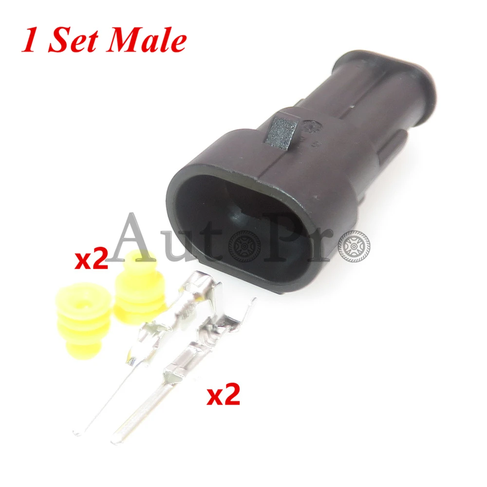 

1 комплект 2 отверстия для автомобильного стартера водонепроницаемый пластиковый корпус Электрический проводной соединитель 282080-2 282104-1 Автомобильный штекер гнездовой разъем