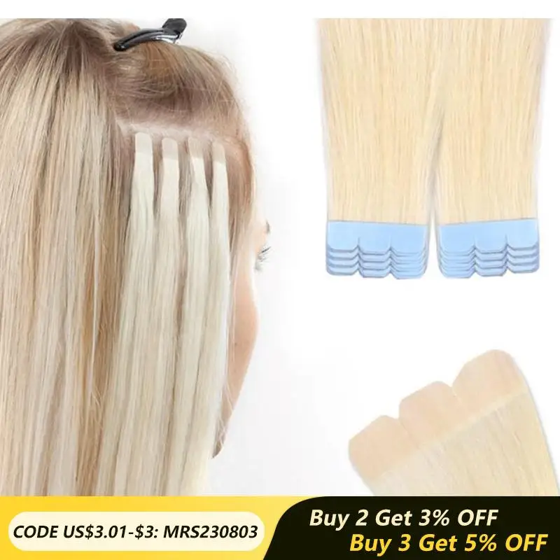 Миниатюрная лента для наращивания волос MRS HAIR натуральные человеческие волосы крошечный интерфейс 3x0 8 см уток кожи NonRemy 10 шт. 12-24 дюйма | Отзывы и видеообзор -1005005255890407