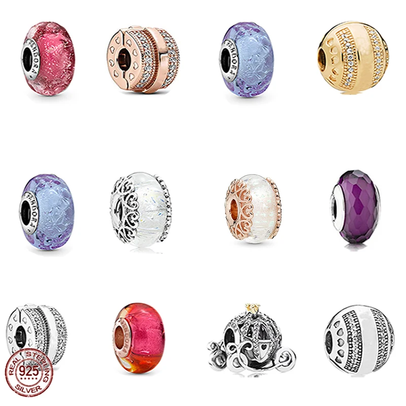 

2022 Popular S925 Sterling Silver Ball Curve With Diamonds Sparkling Pendant For Original DIY Women's Fine Jewelry Designs