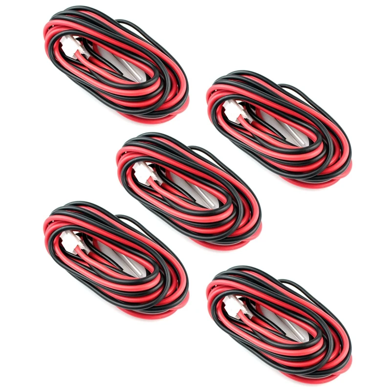 

5X DC Power Cable Cord For Mobile Radio YAESU ICOM Kenwood TK-760/768/8800 TM-241 FT 3 Metres