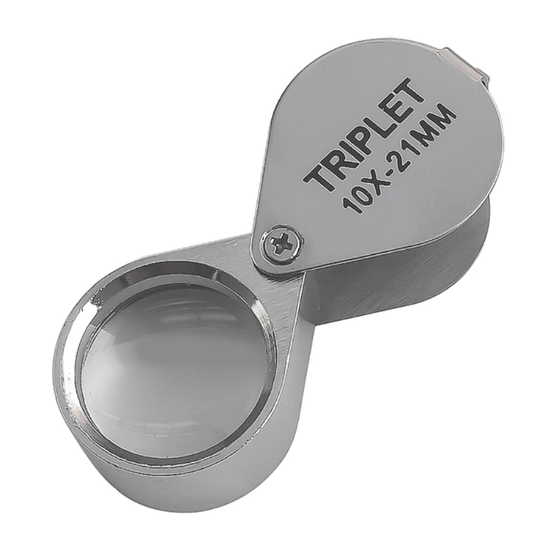 

Magnifier Metal Pocket Glass Foldable Optical LensJewelery Eye Loupe Identification Folding-Jeweler Dropship