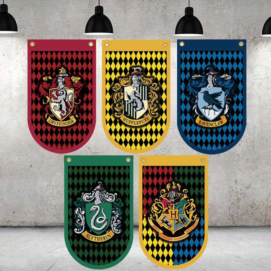 

60x95cm Cool Party Decoration stark flag Families Home Decor UK Magic Boy Magic Shool Cosplay Banner decorate