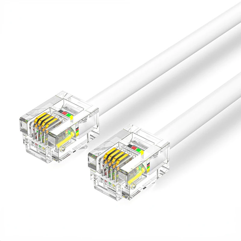

RJ11 Telephone Cable RJ11 Male to Male 6P4C Phone Line Cord for DSL Modem Answernig Machine Caller ID Fax Telephone Cord