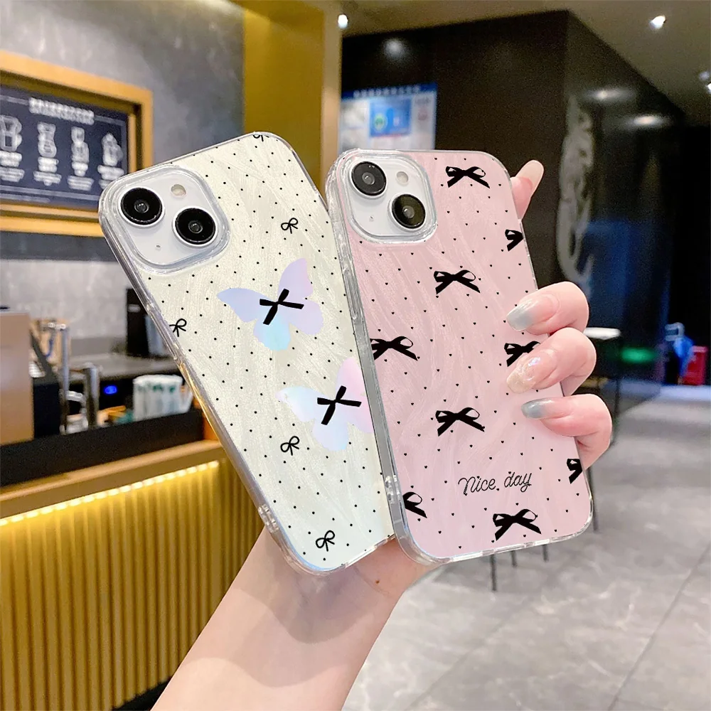 Цветной чехол для телефона с бантом и перьями Honor Magic 4 5 6 200 Lite X5 Plus X6 X6S X7 X8 4G X9 X6A X7A X8A