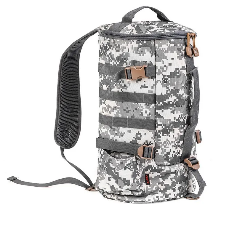 Мужские сумки для рыбалки мужской цилиндрический вместительный рюкзак на плечо