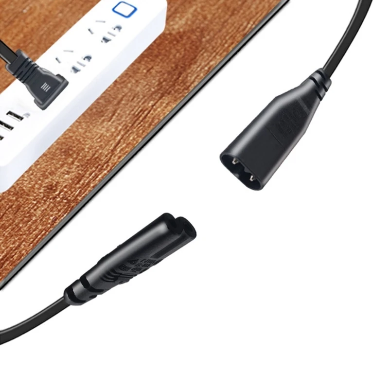 Кабель-удлинитель IEC 320 C7–C8 с кнопкой переключения для цифровых камер