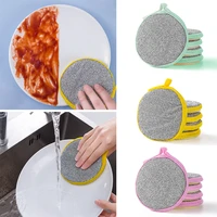 double side dishwashing sponge pan pot dish wash sponges household cleaning tools kitchen tableware dish washing brush