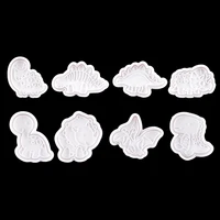 dinosaur spring cutter diy creative polymer clay jewelry making plastic modeling emboss cutting mold art ceramic pottery tools