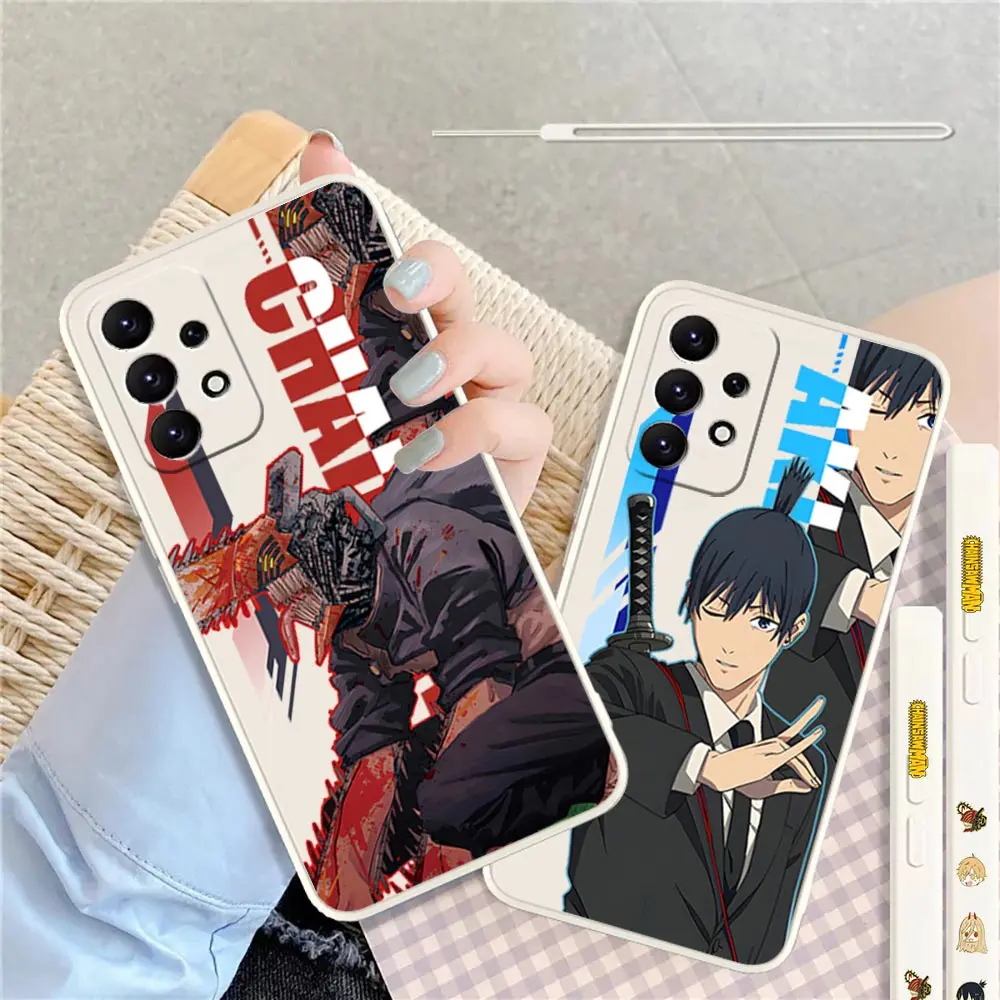 

Anime Chainsaw Man Denji Cover For Samsung A91 A81 A73 A72 A71 A53 A52 A51 A42 A33 A32 A31 A23 A22 A21S A14 A13 A12 Liquid Case