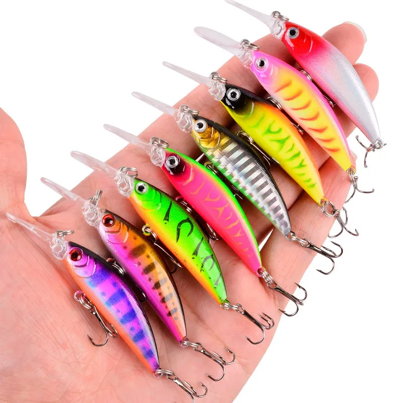 

1PCS Fishing Lures Minnow Floating Wobbler Fishig Carp Hard Bait 5.8g 7.3cm Artificial Crankbait Hard Bait Pesca Fishing Tackle