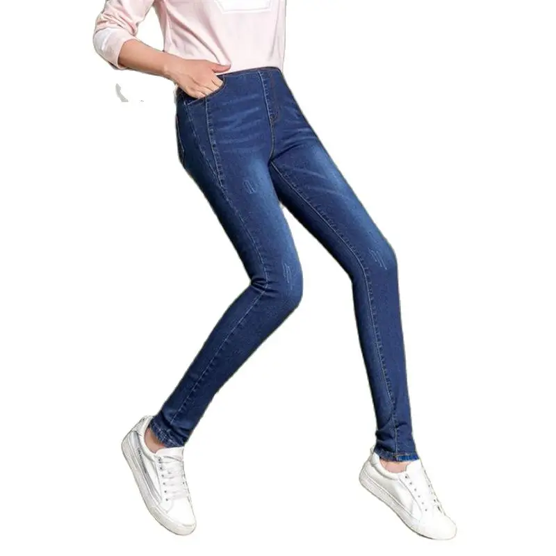 

Woman Hot Sale Slim Pencil Jeans Female Autumn Hot Sale Cloth-fitting Pants Skinny Pantalons Pantalones Stretch Pantalon Crayon