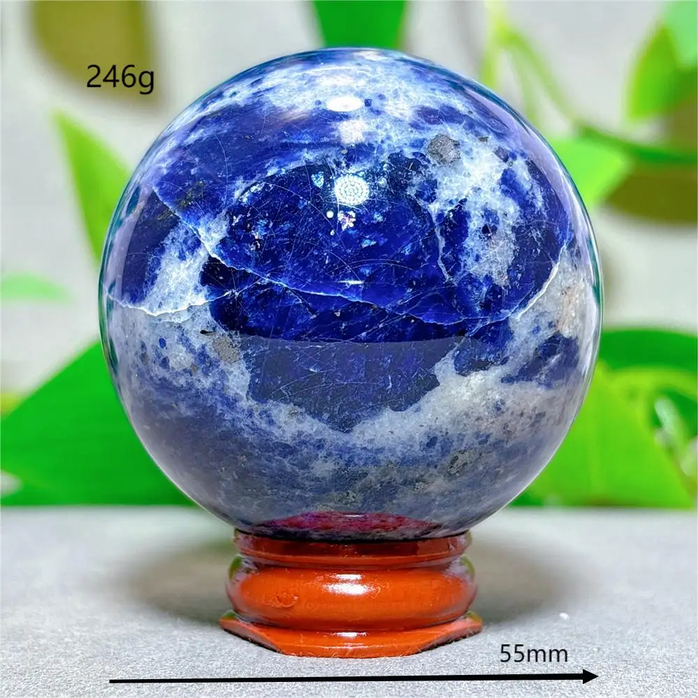 

Сфера из содалита с подставкой