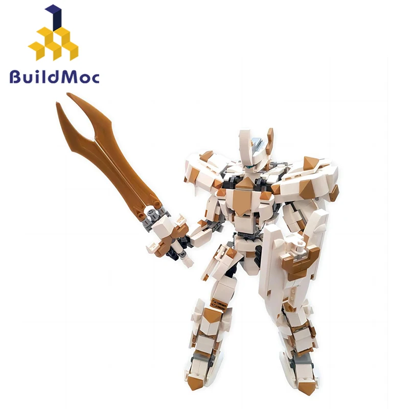 

Buildmoc модели роботов Geassed MOC, набор строительных блоков с кодом Mecha Robot, строительные блоки, детские игрушки для детей, подарки, игрушки для мальчиков