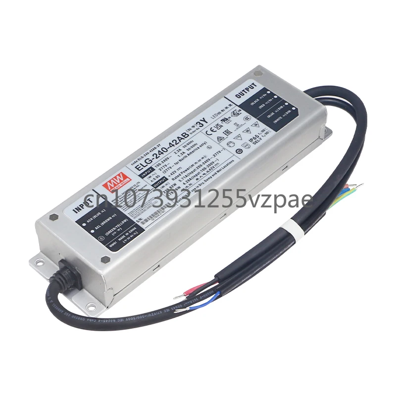 

ELG-240-24 240W Led Ac To Dc Driver Ip67 Outdoor Led Power Supply Driver With Dimming Function