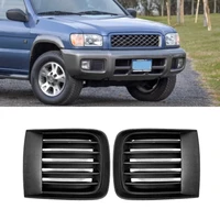 1 pair front grills bumper fog light grille cover car accessory for nissan pathfinder r50 1999 2000 2001 2002 2003 2004
