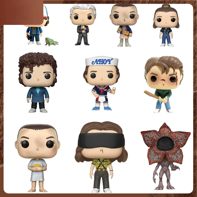 

Сезон фильма «очень странные дела», куклы Дастина Стива одиннадцатой, модель игрушки, аниме фигурка, подарок на день рождения, 10 см, ПВХ, без ...