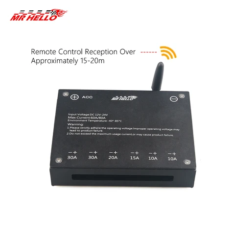 6 панелей управления, беспроводное сенсорное управление, многофункциональное электронное реле RGB, мигающий щелчок для автомобиля 4x4, лодка, 12 В, 24 В