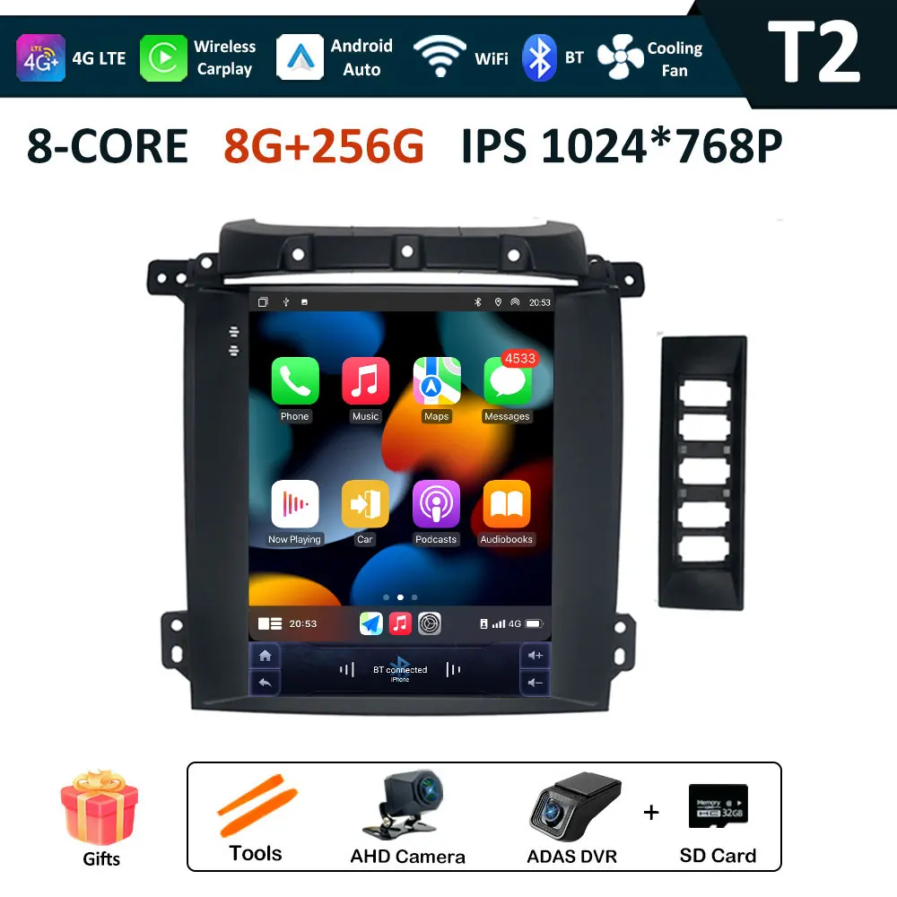 

Умная система DSP стерео автомобильное видео для Kia Sorento BL 2002 2003 2004 2005-2006 радиоплеер охлаждающий вентилятор Bluetooth головное устройство 4G