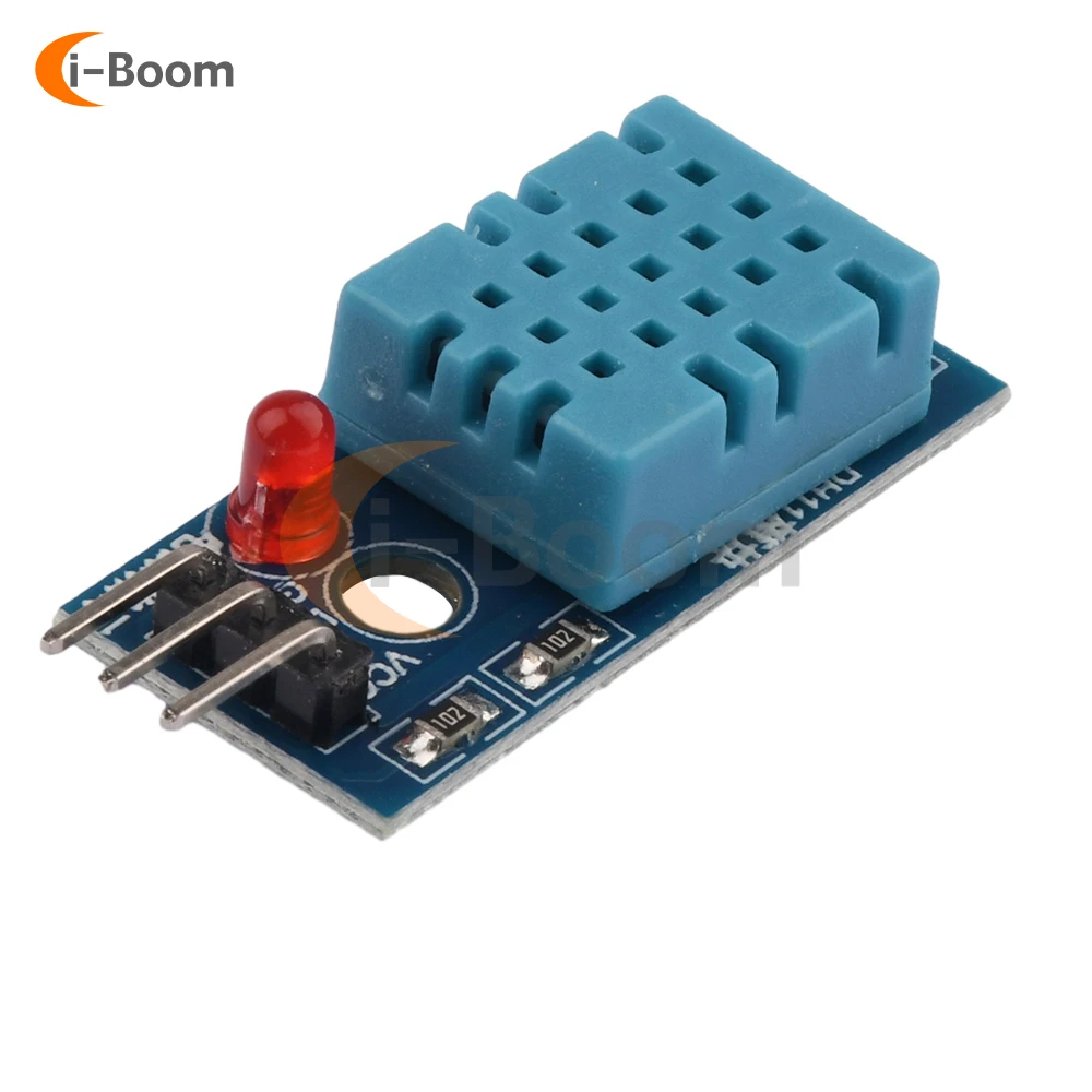 

DC 3.3V-5V DHT11 Temperature And Humidity Sensor Module Low Power Electronic Board For Arduino High Precision With DuPont Cable