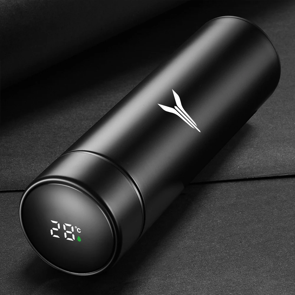 

Мини-термос из нержавеющей стали для Voyah Free Dreamer, умная изоляционная чашка, бутылка для воды, светодиодный цифровой дисплей температуры