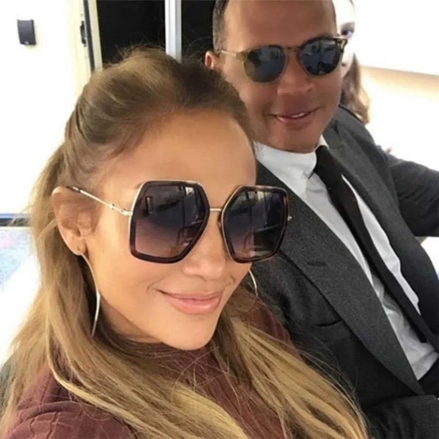 Солнцезащитные очки в стиле ретро UV400 для мужчин и женщин модные большие