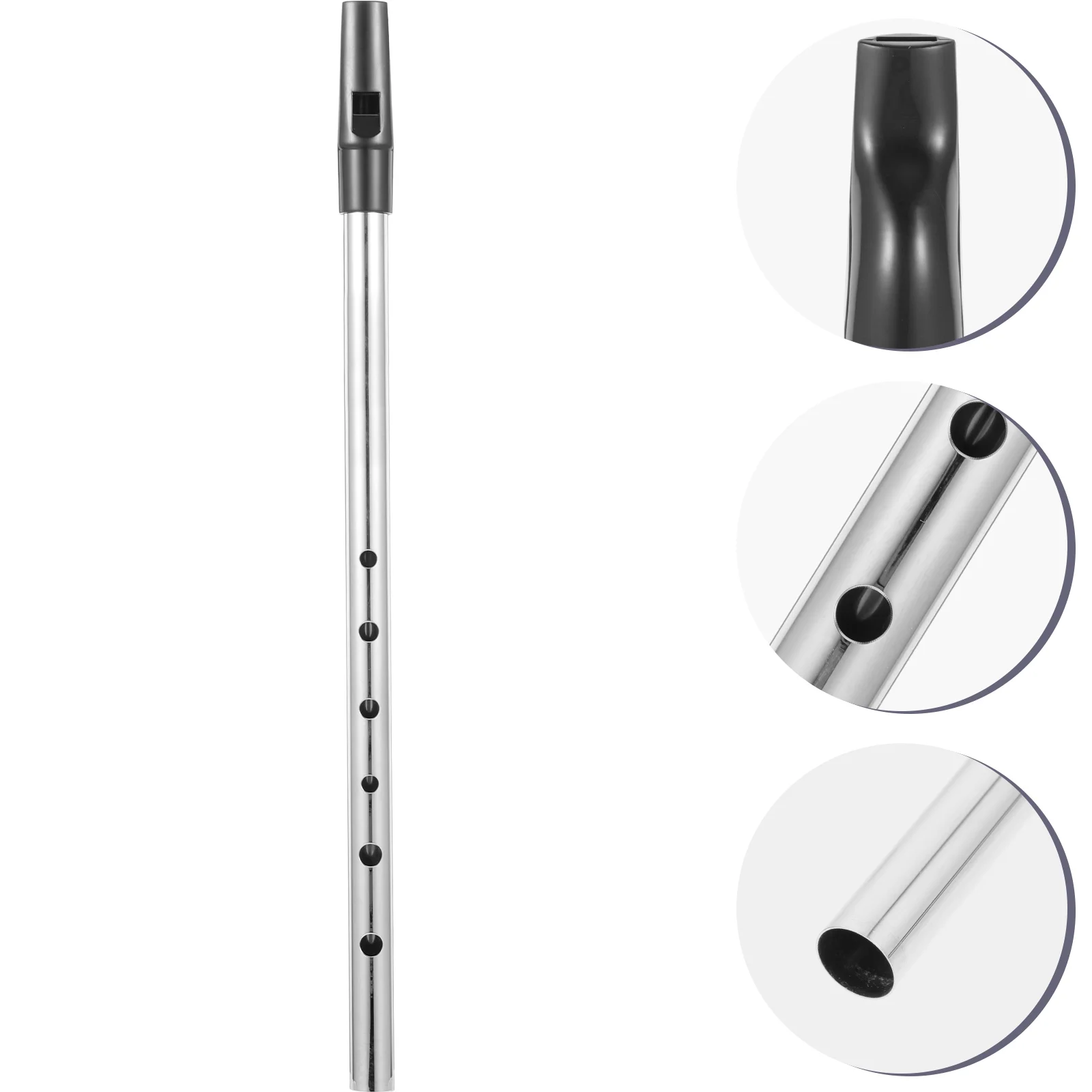 

Flute Instruments Kids Instrument Beginners Metal Portablewhistle Musical