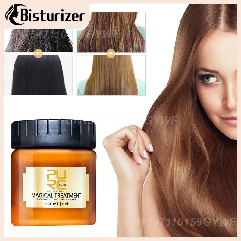 

5 секунд Питательный Уход за волосами восстанавливает мягкость 120 мл Волшебная кератиновая маска для волос Эффективно восстанавливает повр...