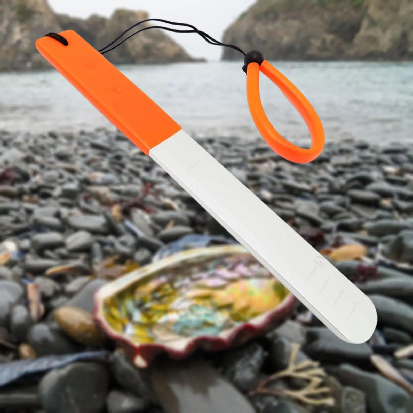 

Scuba Diving Abalone Tool Aluminum with Scale Heavy Duty Abalone Measuring Ruler for Scuba Diving Equipment Abalone Measurement