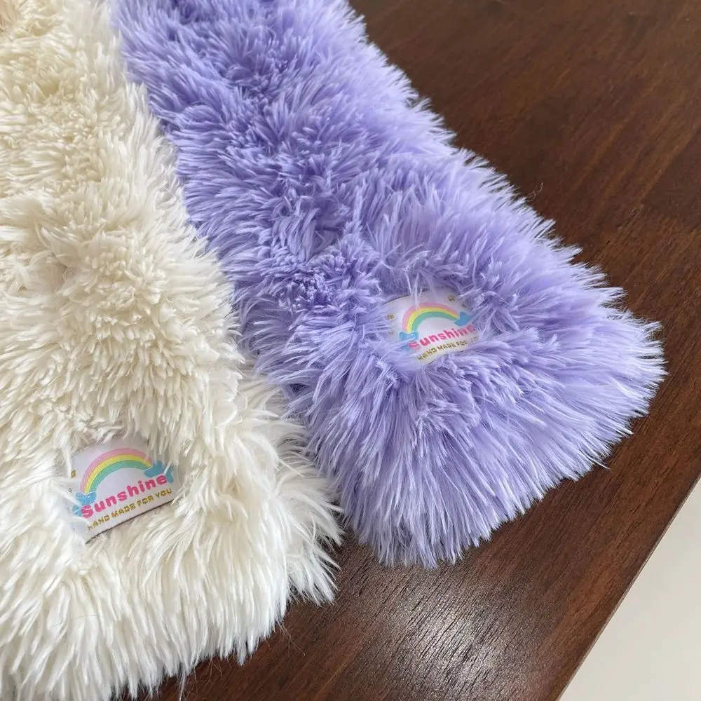 Нагрудник термотеплитель для шеи ветрозащитный утолщенный плюшевый шарф