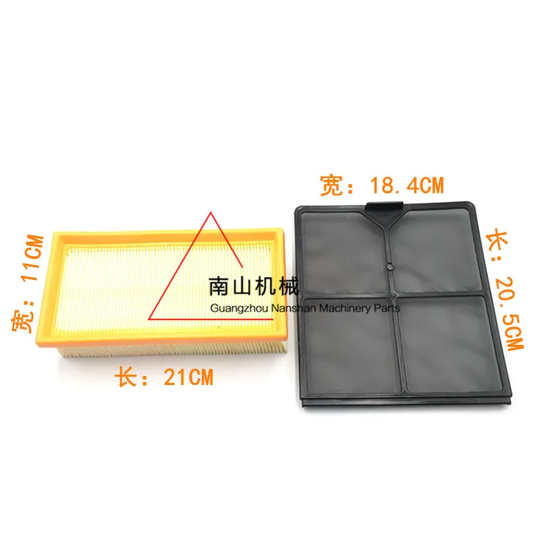 Фильтр кондиционера внутри и снаружи Фильтр-экскаватор для Kobelco SK60SR/70SR/115SR/130SR/135SR