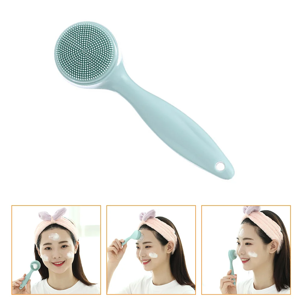 

Cleansing Brush Face Exfoliator Cleanser Silicone Applicator Silica Gel Facial Tool