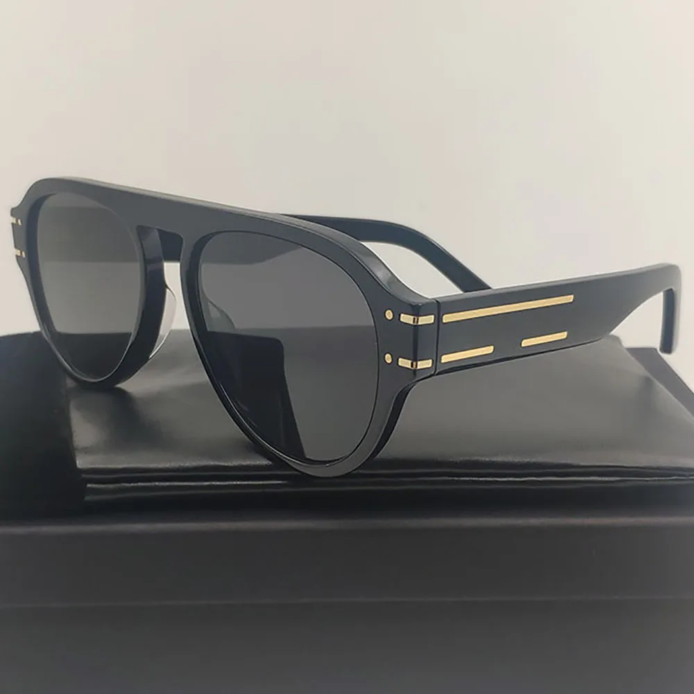 

Sale New Acetate Sunglasses Square Steampunk Black Shield Brand Designer Summer Shades For Woman For Women Men Retro Sunglasses